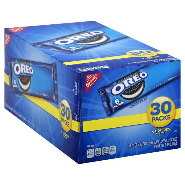 Oreo Oreo Single Serve Cookie 6 Count, PK120 00200